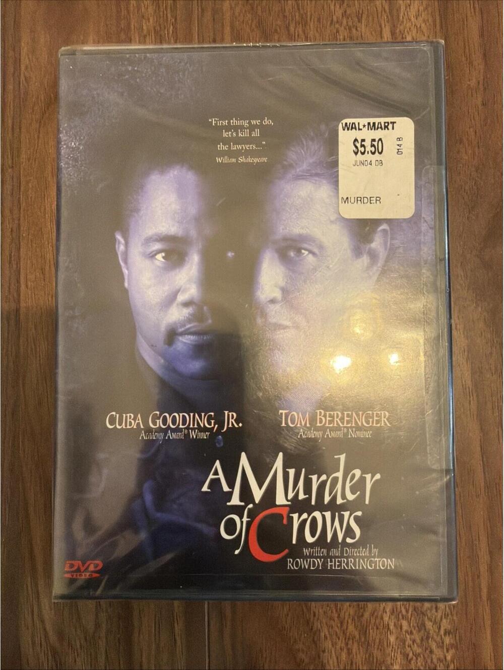 A MURDER OF CROWS - Cuba Gooding Jr DVD NEW/SEALED